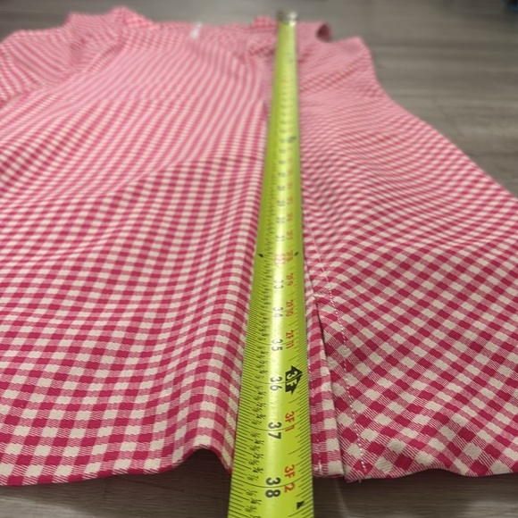 Sara Campbell Pink Gingham Sleeveless Dress Sz 8 - Picture 8 of 8